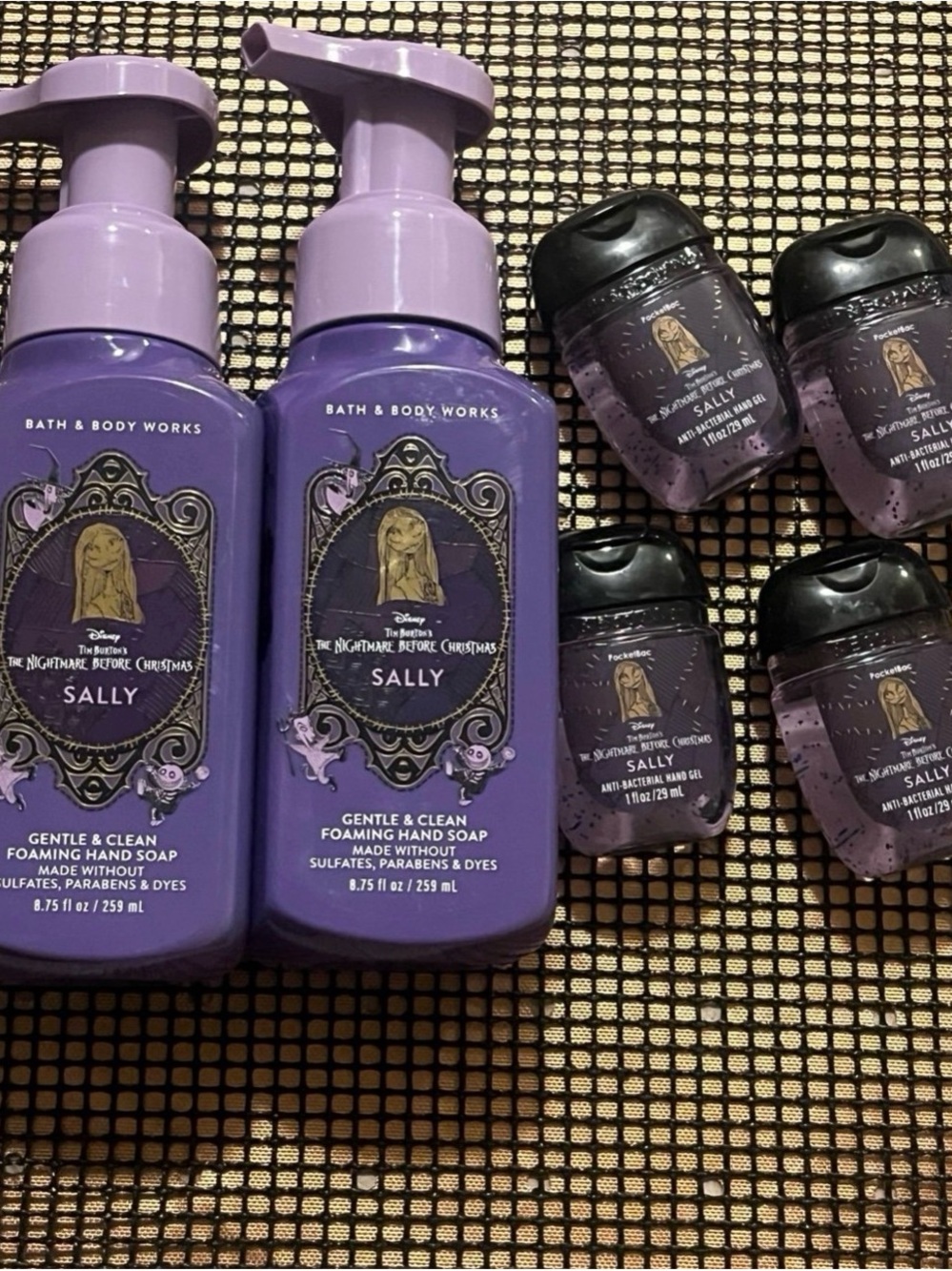 Bath & Body Works Sally Foaming Hand Soap & PocketBac Gel Set - Purple